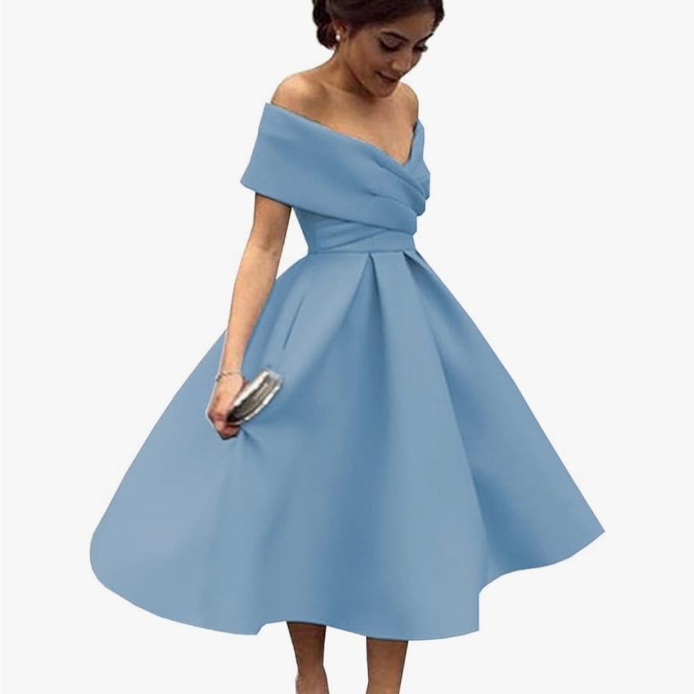 Blue Vintage Swing Dress